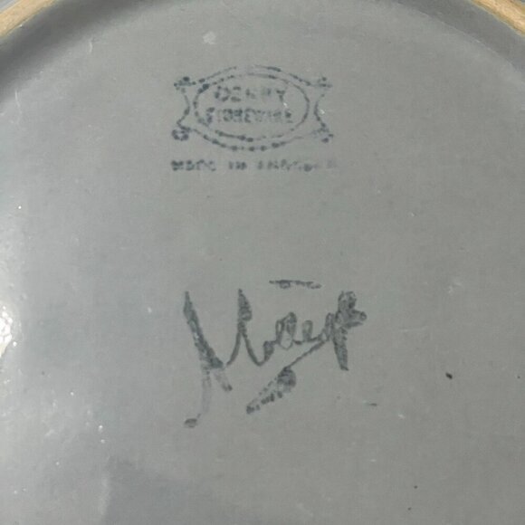 Vintage Denby Langley Spring 8.75 Stoneware Round Vegetable Serving Bowl c.1950 - Picture 6 of 6